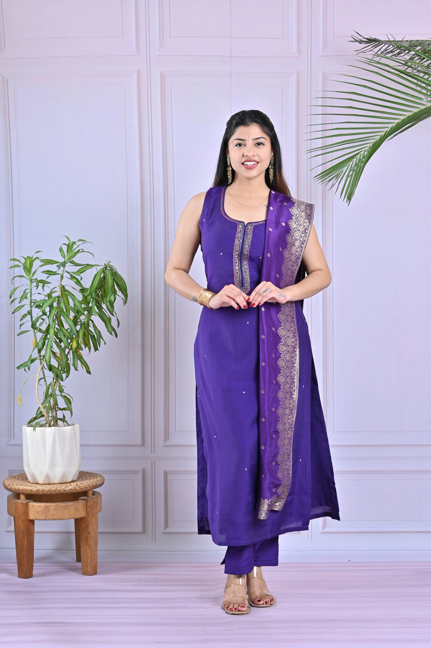 Royal Purple Salwar