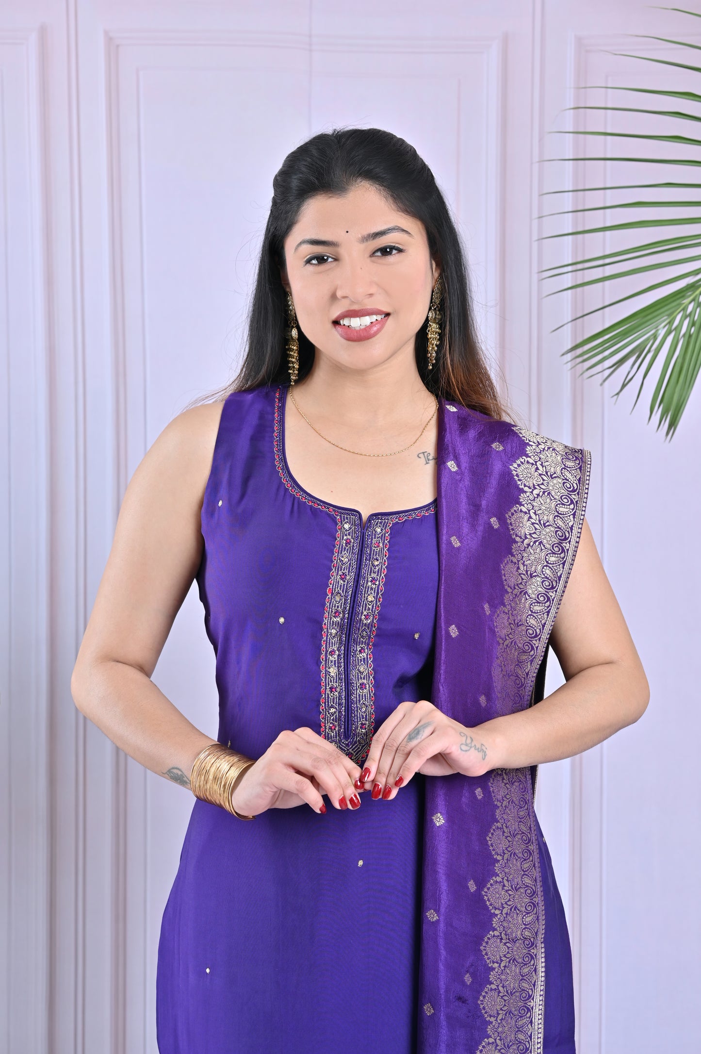Royal Purple Salwar