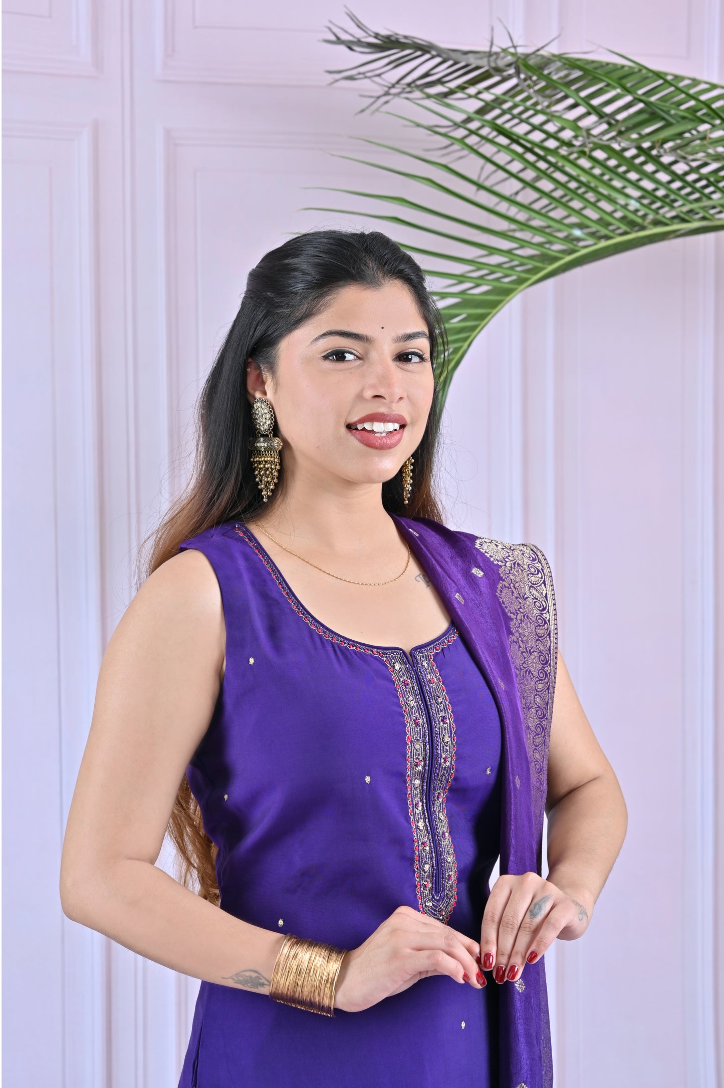 Royal Purple Salwar